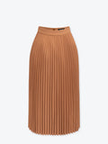 Molly Tweed Pleated Midi Skirt