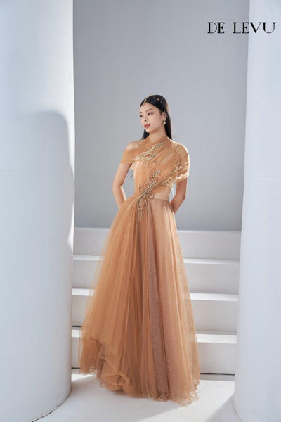 Melinani Organza Maxi dress