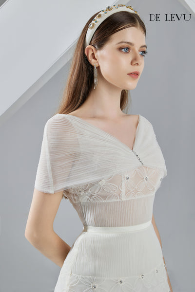 Elena V-neck Midi Dress