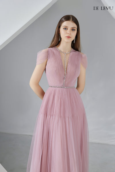 Estella V-neck Midi Dress