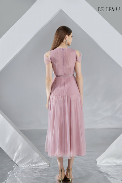 Estella V-neck Midi Dress