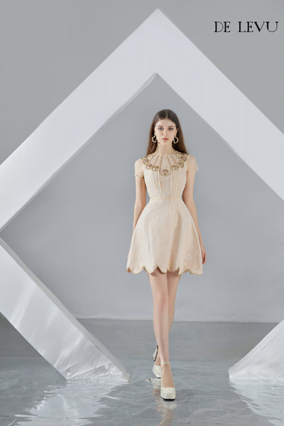 Elisena Crystal Mini Dress